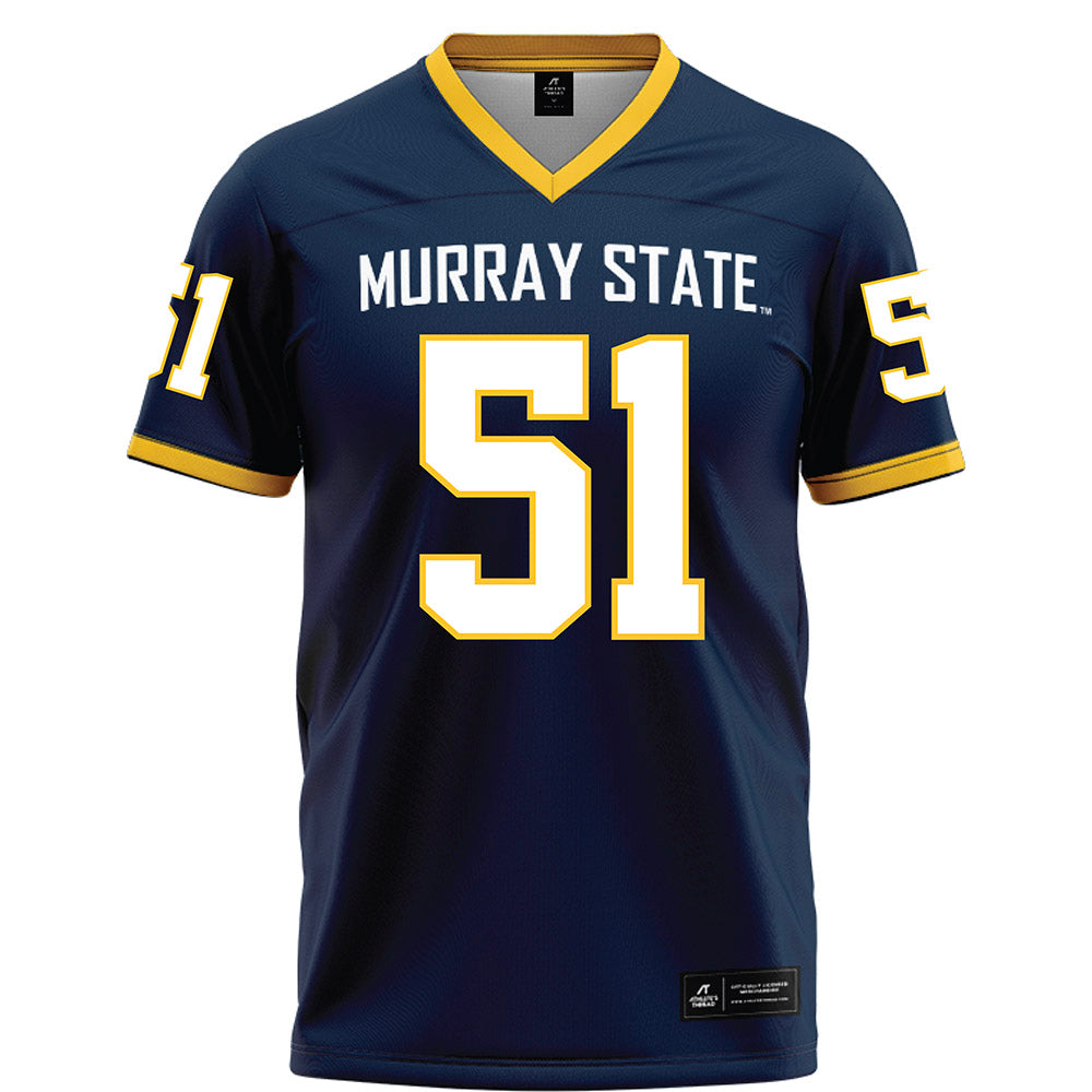 Murray State - NCAA Football : zaccheous grady - Blue Football Jersey-0