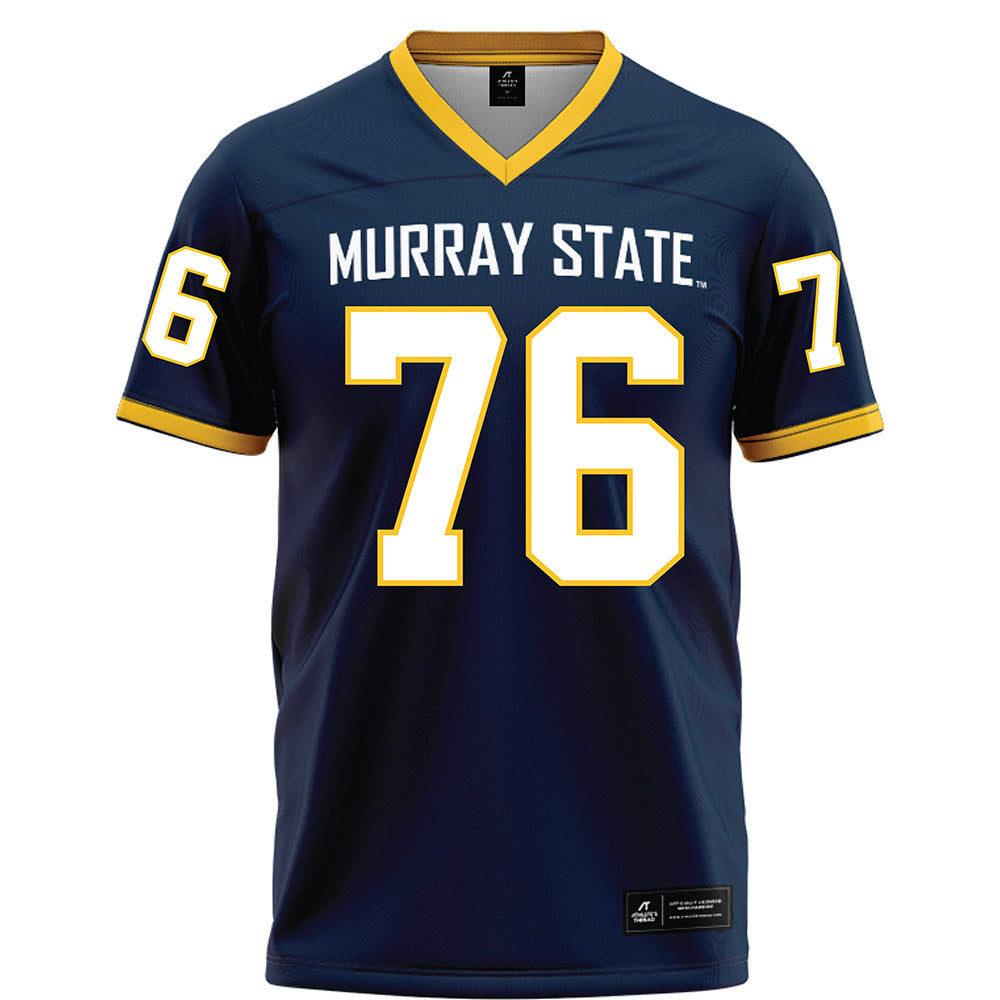 Murray State - NCAA Football : Daniel Cole - Blue Football Jersey-0