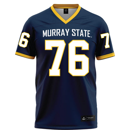 Murray State - NCAA Football : Daniel Cole - Blue Football Jersey-0