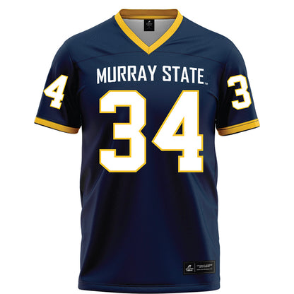 Murray State - NCAA Football : Caleb Ford - Blue Football Jersey-0