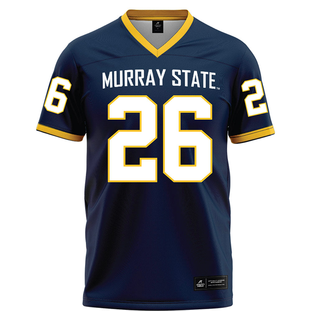 Murray State - NCAA Football : Rett Hemphill - Blue Football Jersey-0