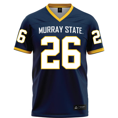 Murray State - NCAA Football : Rett Hemphill - Blue Football Jersey-0