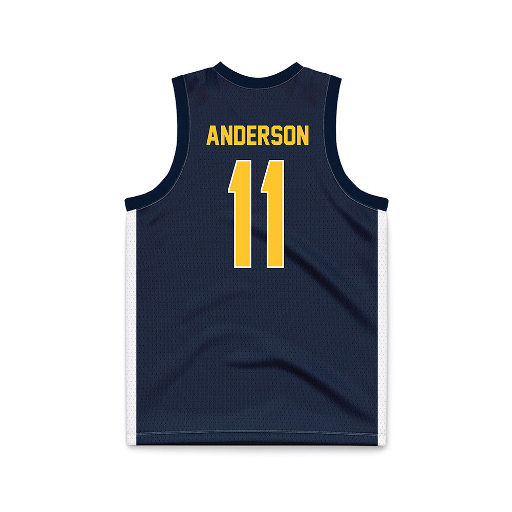 Murray State - NCAA Men's Basketball : Dylan Anderson - Blue Basketball Jersey-1