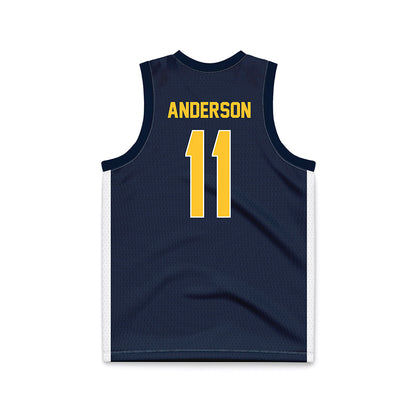 Murray State - NCAA Men's Basketball : Dylan Anderson - Blue Basketball Jersey-1