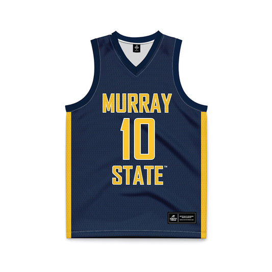 Murray State - NCAA Men's Basketball : KJ Tenner - Blue Basketball Jersey-0