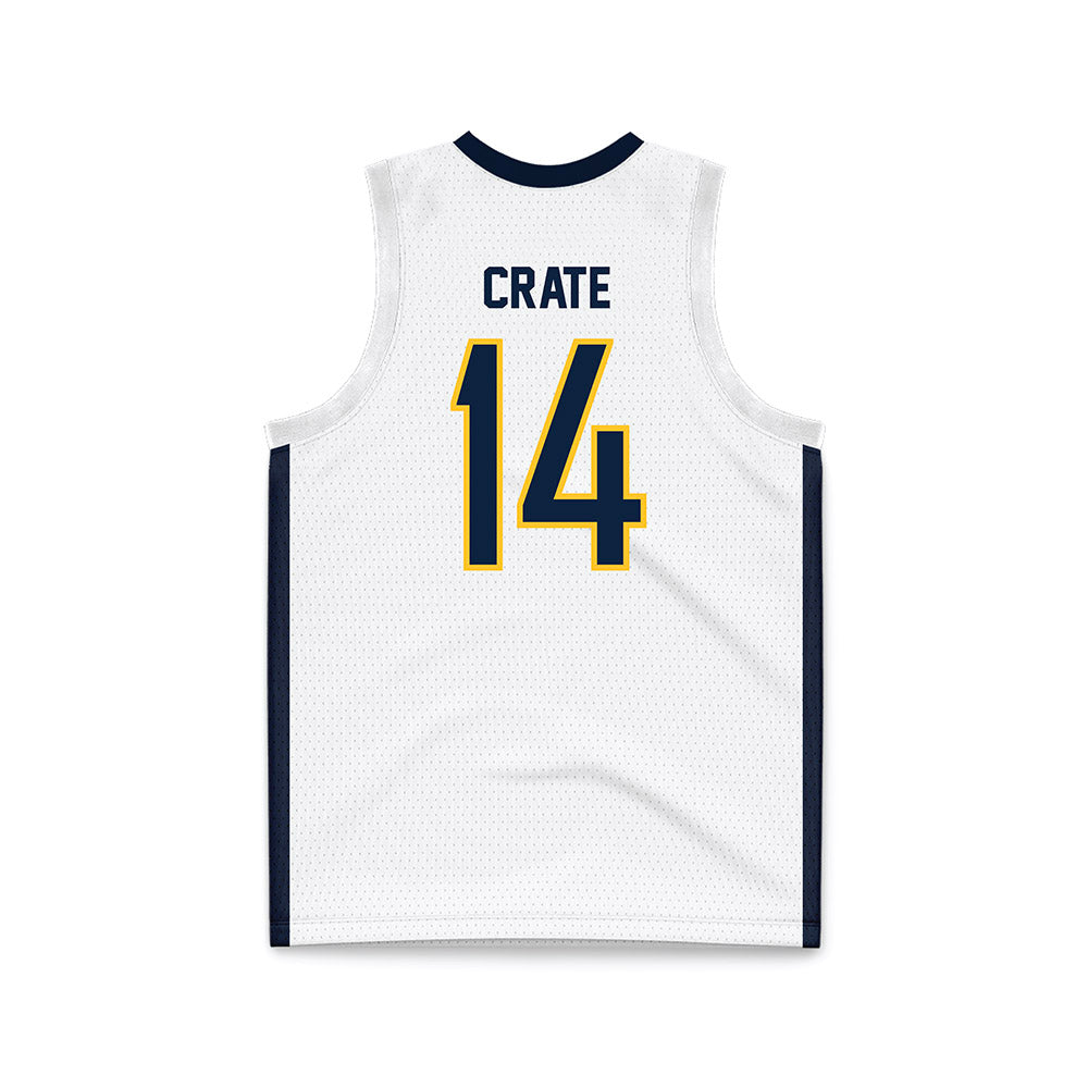 Murray State - NCAA Men's Basketball : Lachlan Crate - White Basketball Jersey-1