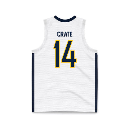 Murray State - NCAA Men's Basketball : Lachlan Crate - White Basketball Jersey-1