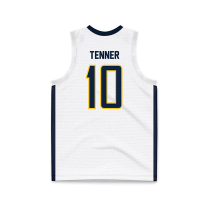 Murray State - NCAA Men's Basketball : KJ Tenner - White Basketball Jersey-1