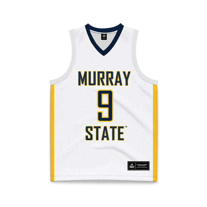 Murray State - NCAA Men's Basketball : Layne Taylor - White Basketball Jersey-0