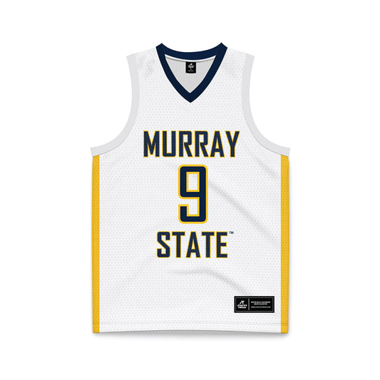Murray State - NCAA Men's Basketball : Layne Taylor - White Basketball Jersey-0