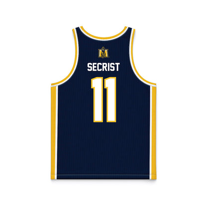 Murray State - NCAA Women's Basketball : Keslyn Secrist - Blue Basketball Jersey-1