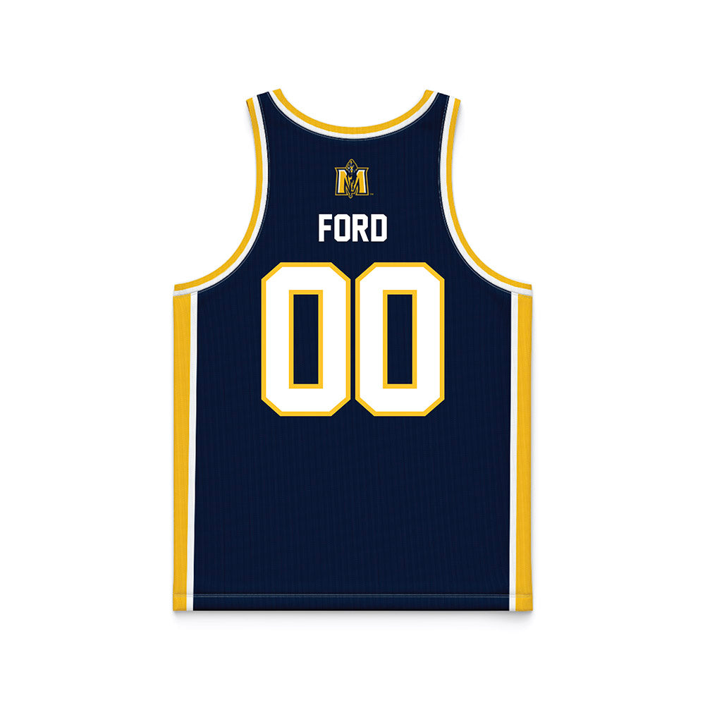 Murray State - NCAA Women's Basketball : Haven Ford - Blue Basketball Jersey-1