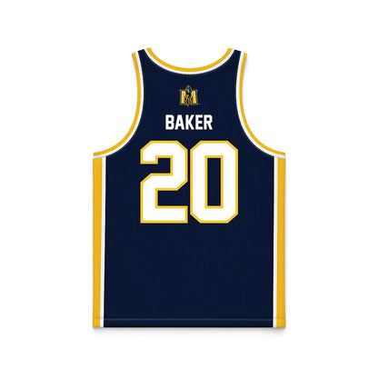 Murray State - NCAA Women's Basketball : Braxcynn Baker - Blue Basketball Jersey