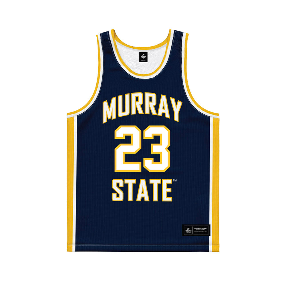 Murray State - NCAA Women's Basketball : Sharnecce Currie-Jelks - Blue Basketball Jersey-0