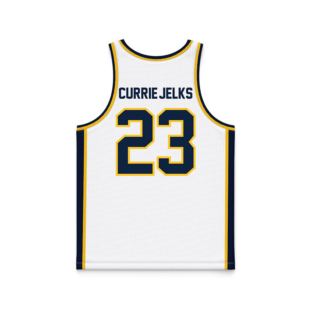 Murray State - NCAA Women's Basketball : Sharnecce Currie-Jelks - White Basketball Jersey-1