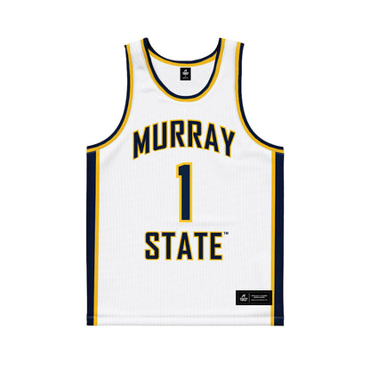 Murray State - NCAA Women's Basketball : Halli Poock - White Basketball Jersey