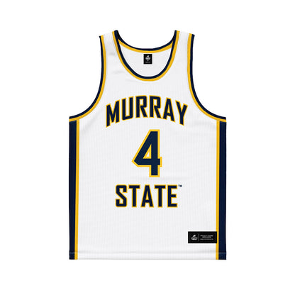 Murray State - NCAA Women's Basketball : Jaidynn Askins - White Basketball Jersey-0