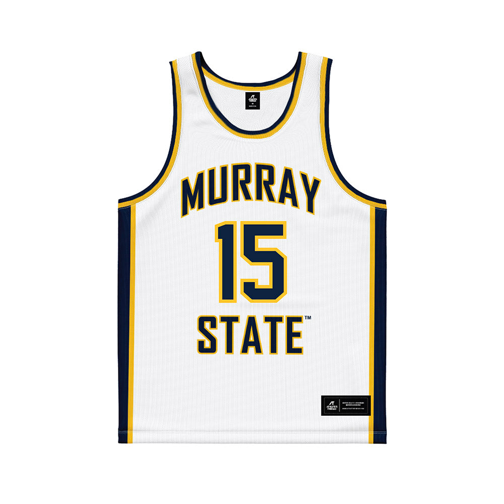 Murray State - NCAA Women's Basketball : Gabby Spink - White Basketball Jersey-0