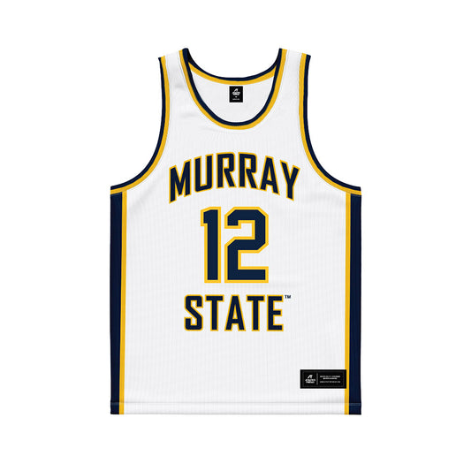 Murray State - NCAA Women's Basketball : ellery minch - White Basketball Jersey-0