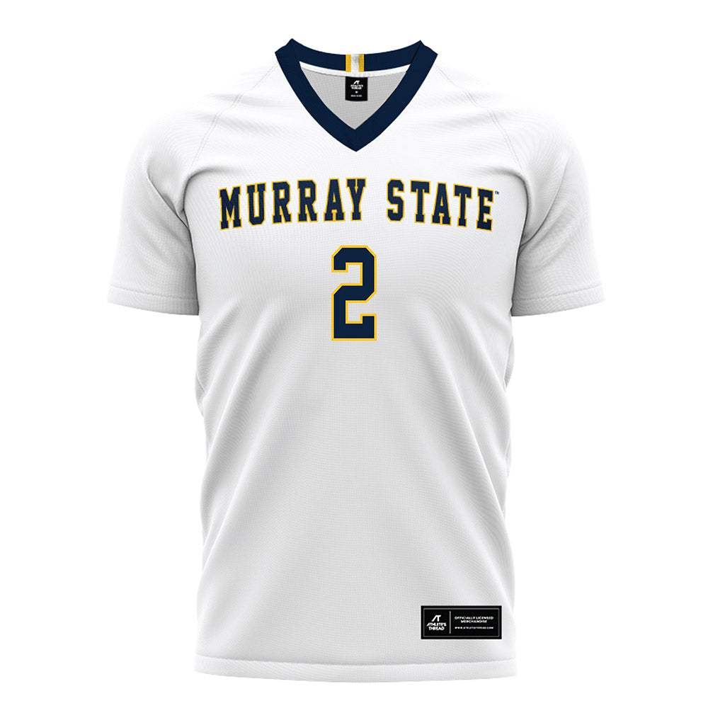 Murray State - NCAA Women's Soccer : Breece Bass - White Soccer Jersey-0