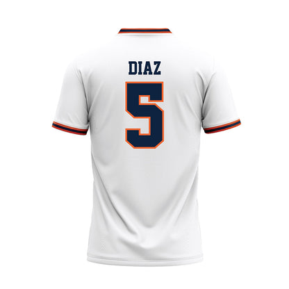 UTSA - NCAA Baseball : Diego Diaz - White Jersey-1
