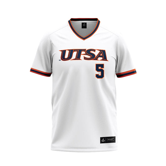UTSA - NCAA Baseball : Diego Diaz - White Jersey-0