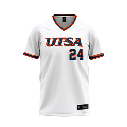UTSA - NCAA Baseball : Ryan Flores - White Jersey-0
