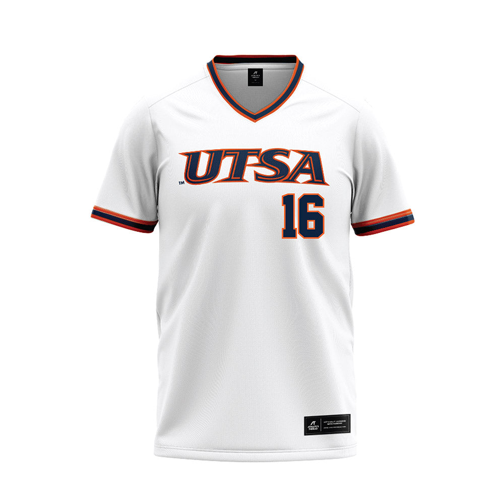 UTSA - NCAA Baseball : Todd Rochelle - White Jersey-0