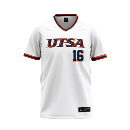 UTSA - NCAA Baseball : Todd Rochelle - White Jersey-0