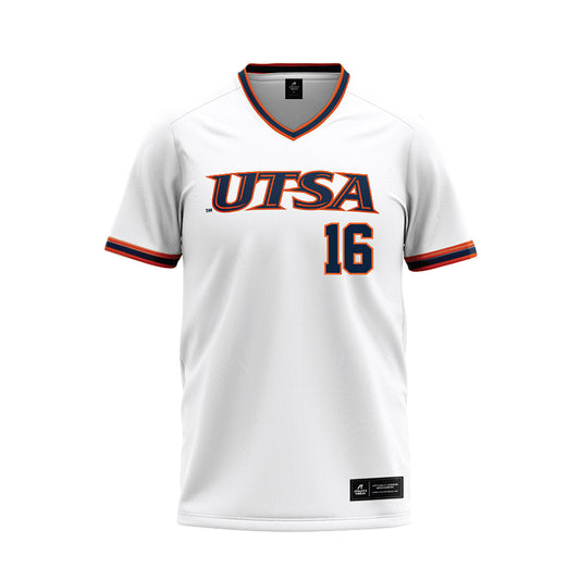 UTSA - NCAA Baseball : Todd Rochelle - White Jersey-0