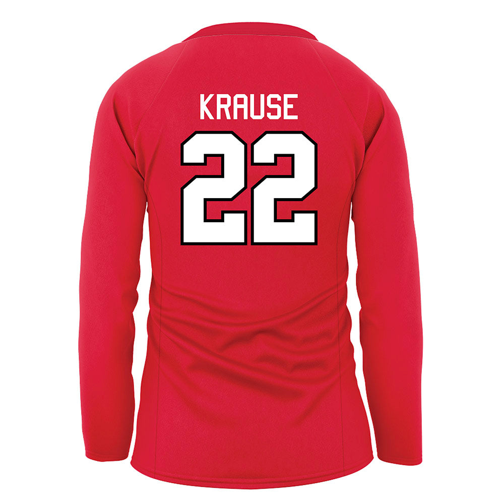 Nebraska - NCAA Women's Volleyball : Lindsay Krause - Red Volleyball Jersey