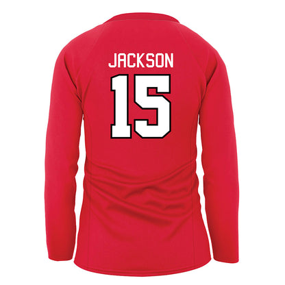 Nebraska - NCAA Women's Volleyball : Andi Jackson - Red Volleyball Jersey