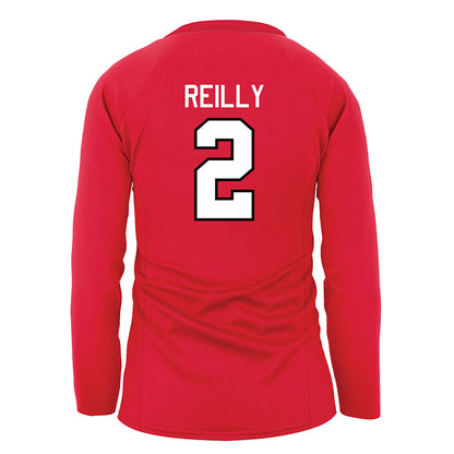 Nebraska - NCAA Women's Volleyball : Bergen Reilly - Red Volleyball Jersey-1