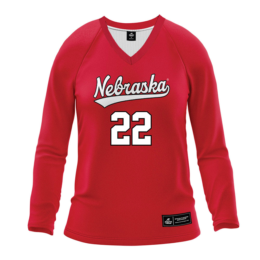 Nebraska - NCAA Women's Volleyball : Lindsay Krause - Red Volleyball Jersey