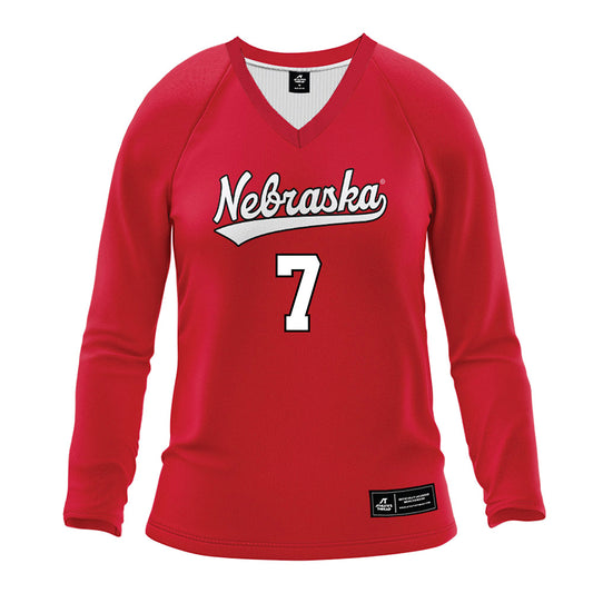 Nebraska - NCAA Women's Volleyball : Maisie Boesiger - Red Volleyball Jersey