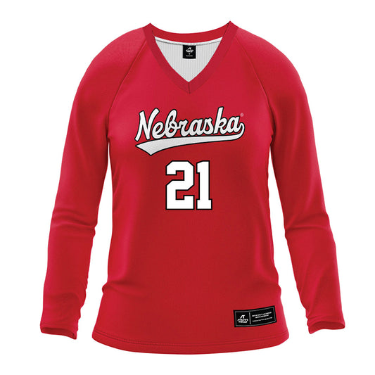 Nebraska - NCAA Women's Volleyball : Skyler Pierce - Red Volleyball Jersey