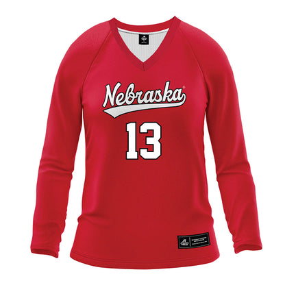 Nebraska - NCAA Women's Volleyball : Merritt Beason - Red Volleyball Jersey