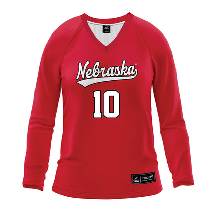 Nebraska - NCAA Women's Volleyball : Olivia Mauch - Red Volleyball Jersey