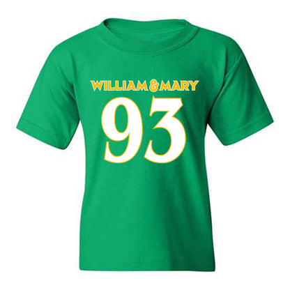 William & Mary - NCAA Football : Ryan Wozniak - Youth T-Shirt Replica Shersey