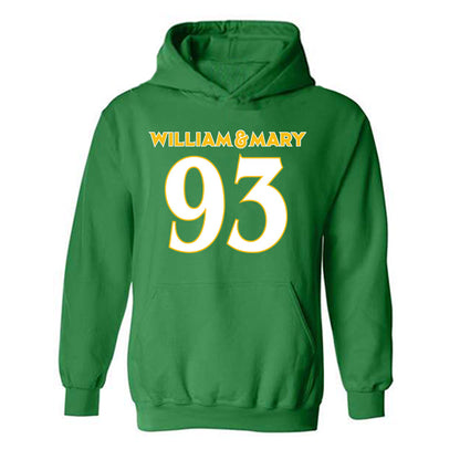 William & Mary - NCAA Football : Ryan Wozniak - Hooded Sweatshirt Replica Shersey