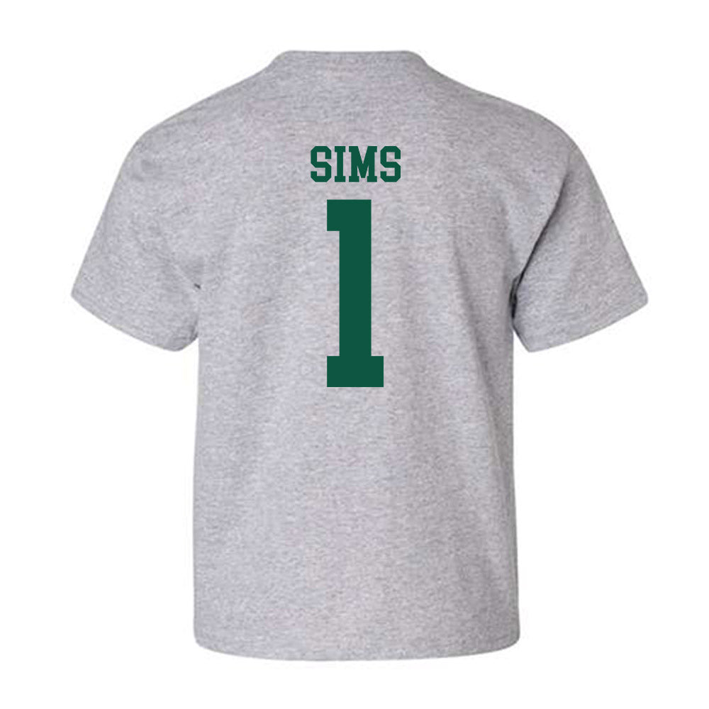 William & Mary - NCAA Football : Tariq Sims - Youth T-Shirt-1