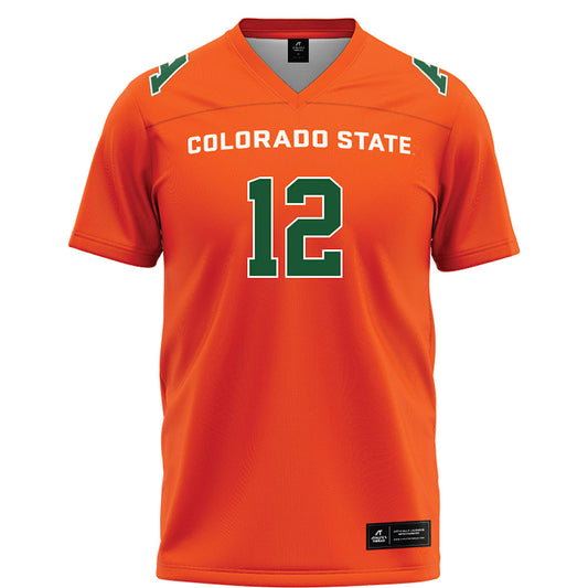 Colorado State - NCAA Football : Dominic Morris - Orange Football Jersey