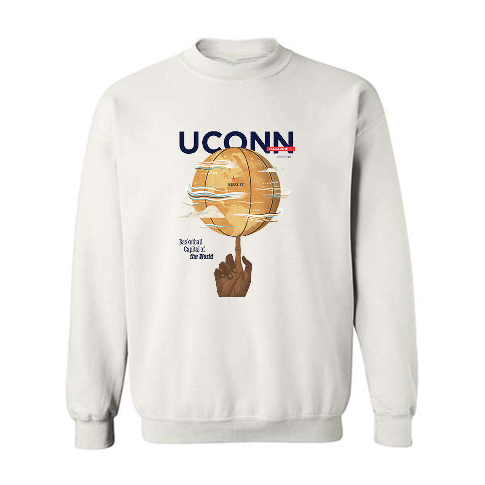 UConn - Globe Crewneck Sweatshirt-0