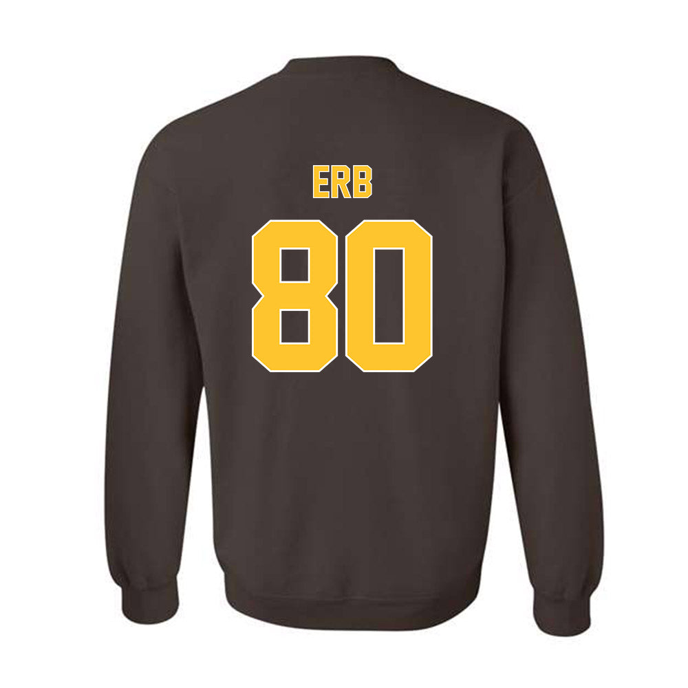 Wyoming - NCAA Football : Justin Erb - Crewneck Sweatshirt Classic Shersey