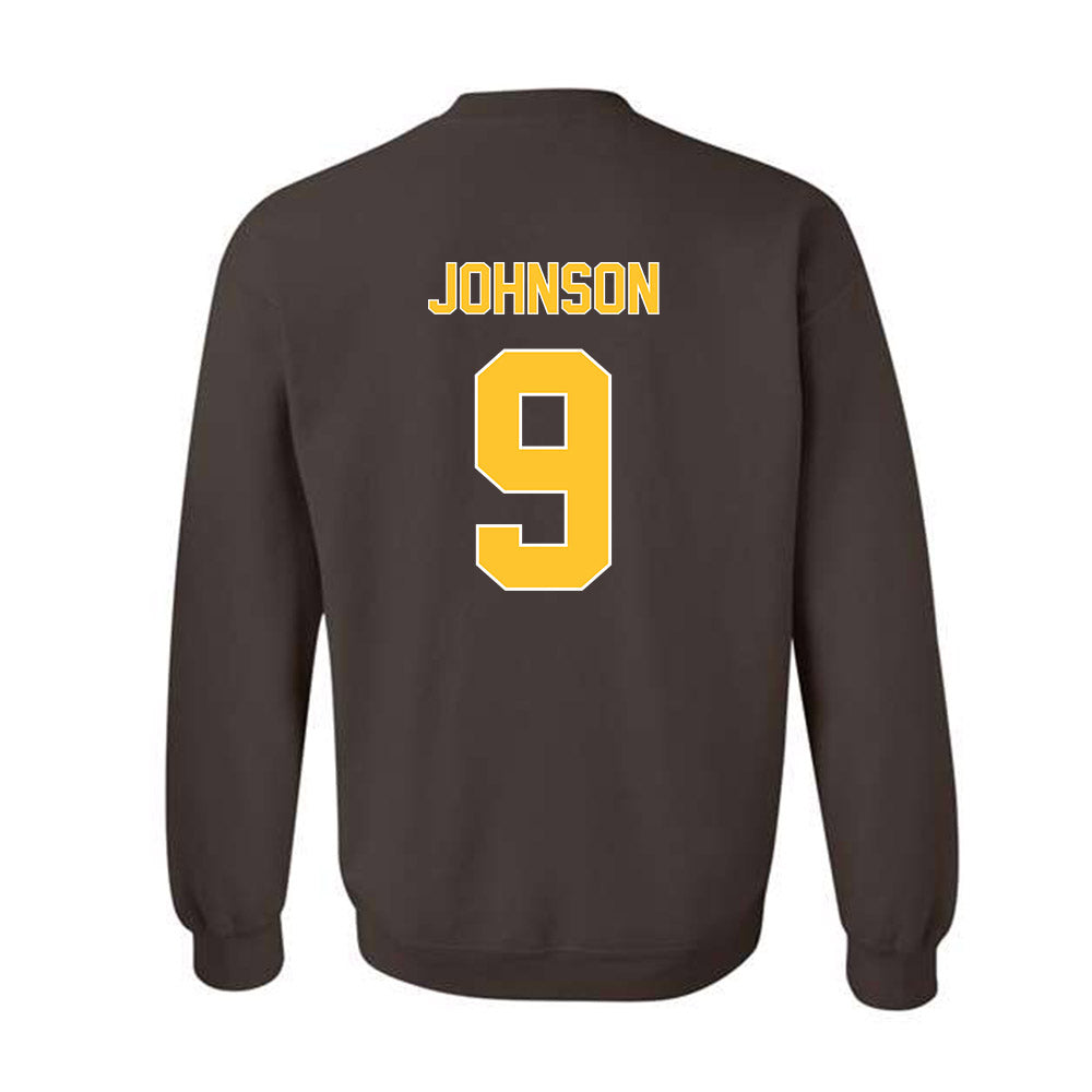 Wyoming - NCAA Football : Brayden Johnson - Classic Shersey Crewneck Sweatshirt-1
