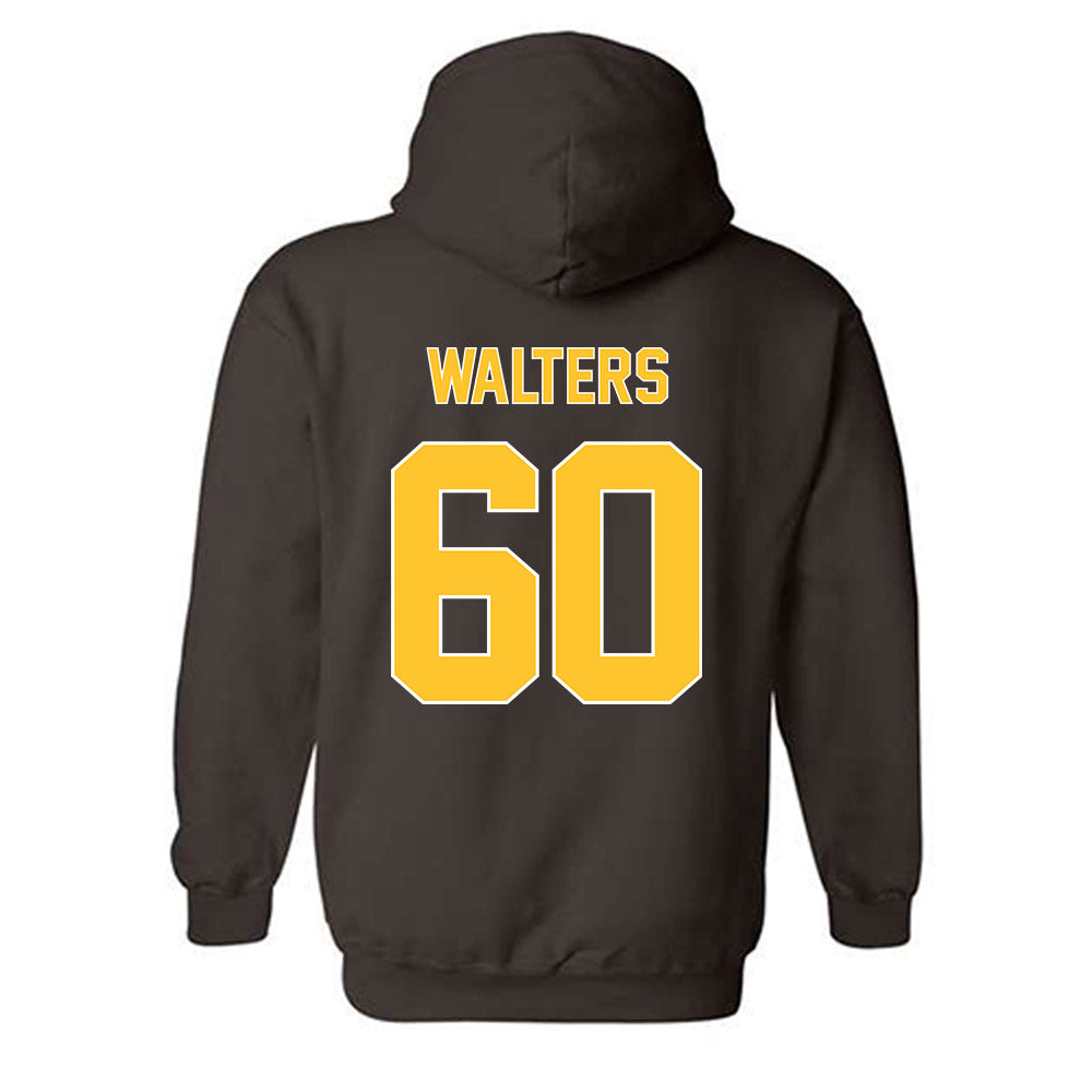 Wyoming - NCAA Football : Wyatt Walters - Classic Shersey Hooded Sweatshirt-1
