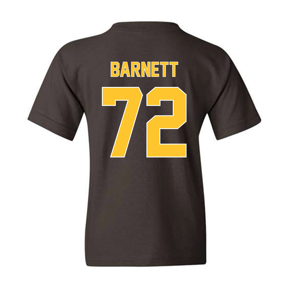 Wyoming - NCAA Football : Caden Barnett - Youth T-Shirt