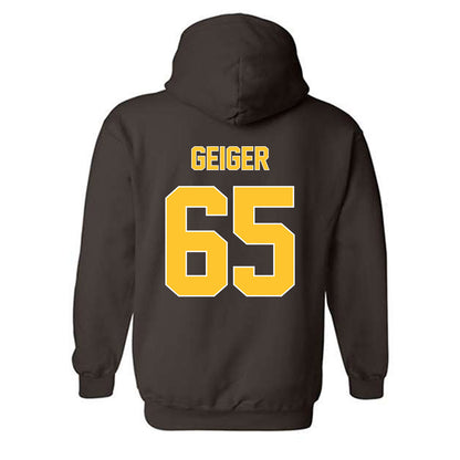 Wyoming - NCAA Football : Nathan Geiger - Hooded Sweatshirt