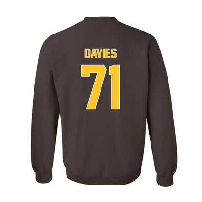 Wyoming - NCAA Football : Jake Davies - Crewneck Sweatshirt