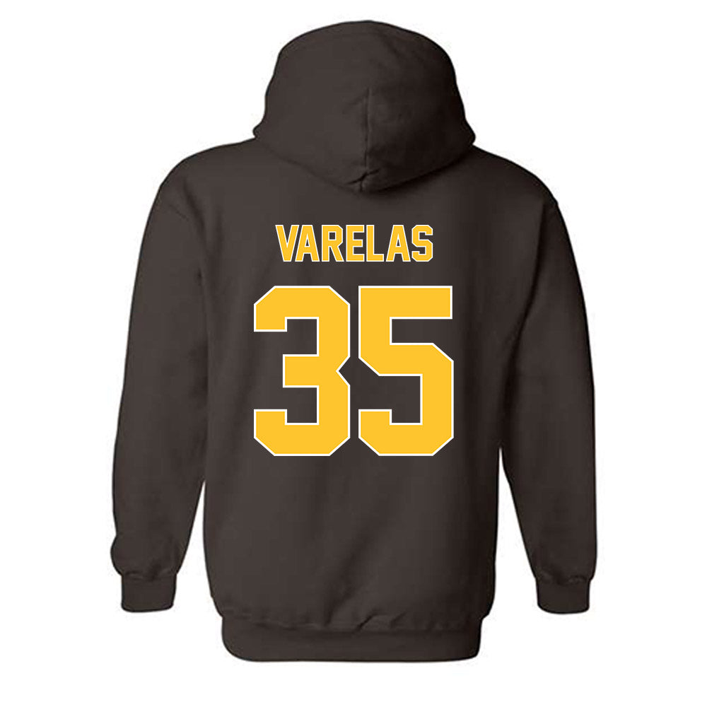 Wyoming - NCAA Football : Nikos Varelas - Hooded Sweatshirt